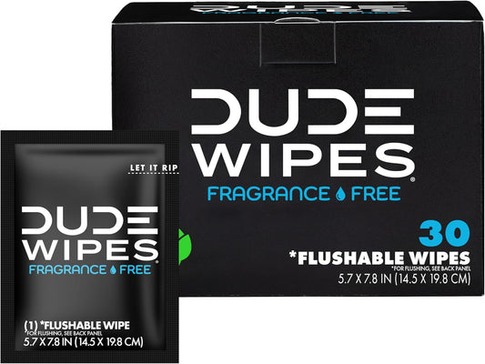 Dude Wipes: Flushable Wet Wipes for a Fresh Feel