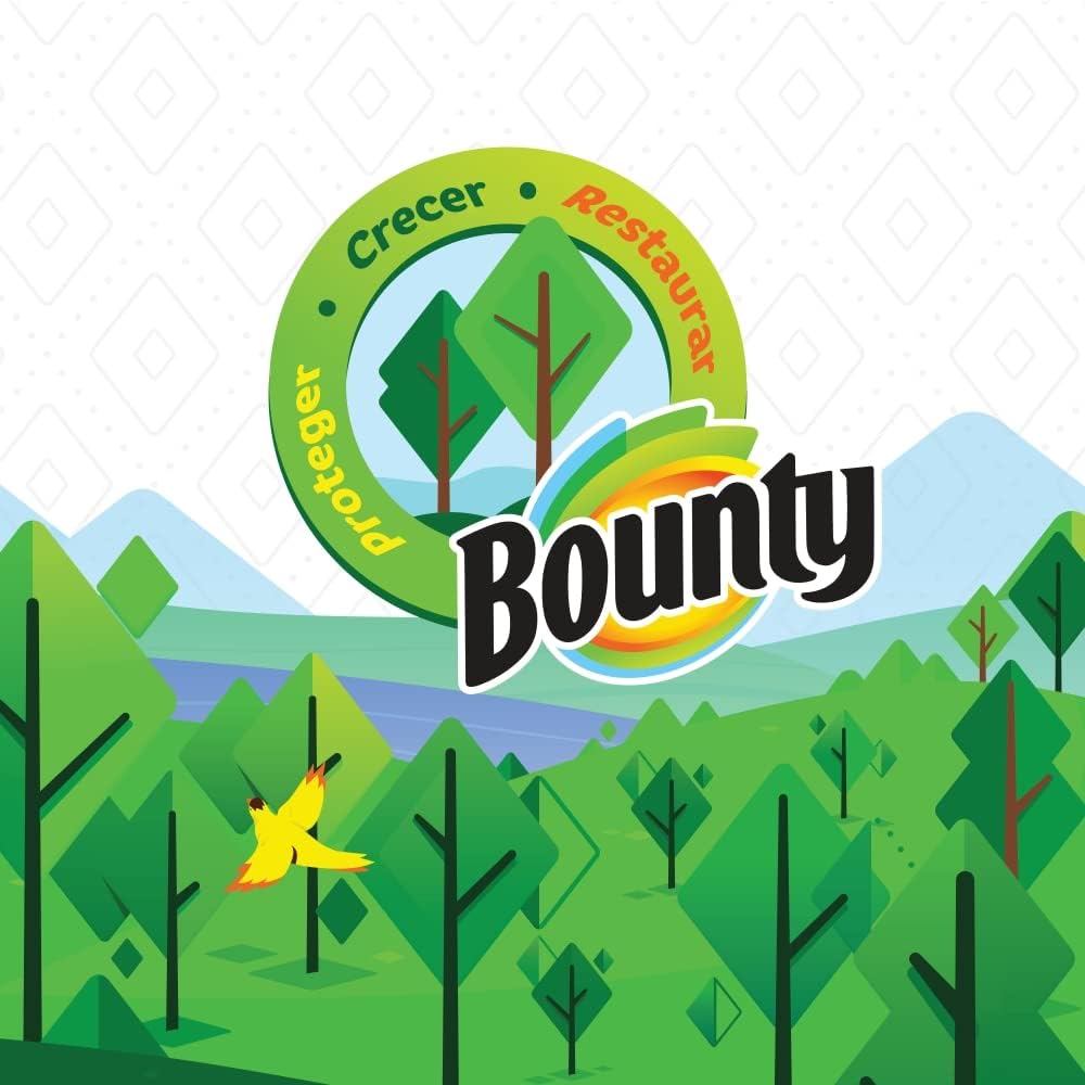 Bounty Select-A-Size Paper Towels, White, 6 Double Rolls = 12 Regular Rolls (Packaging May Vary)